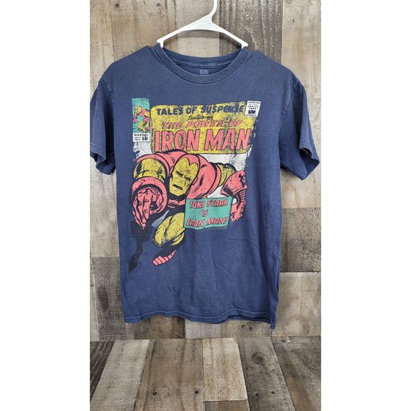 Marvel Comics Iron Man The Power Of Iron Man Adult Small - Picture 2 of 8